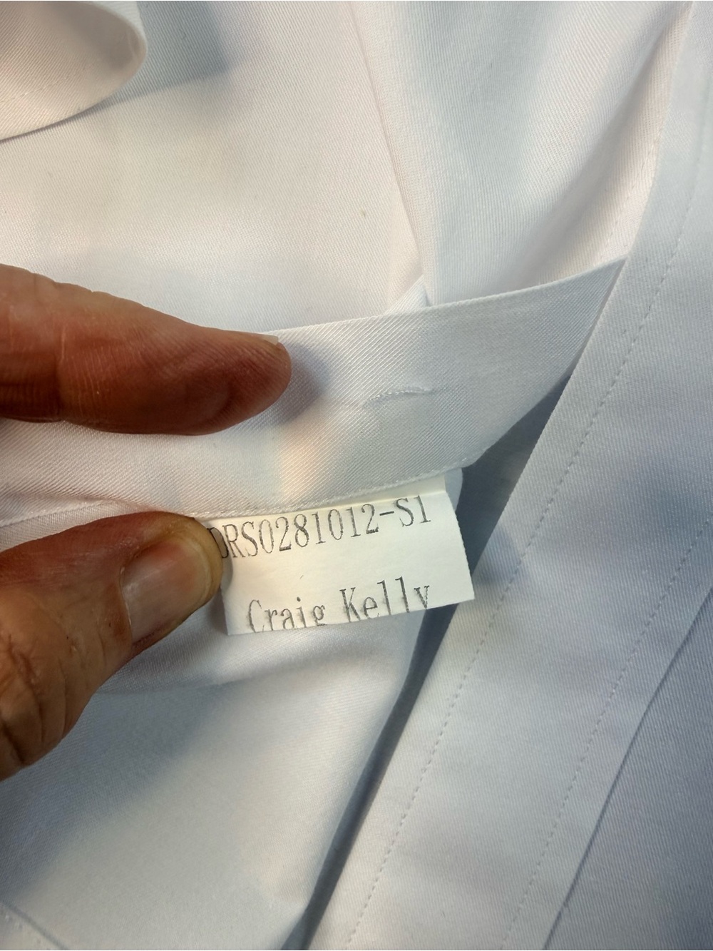 Custom White Dress Shirt - Picture 4 of 8